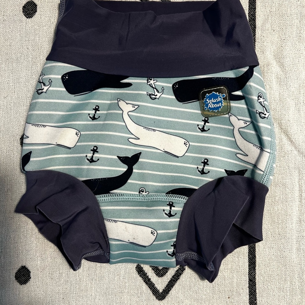 Splash About Kids Swim Diaper - Blue and Black